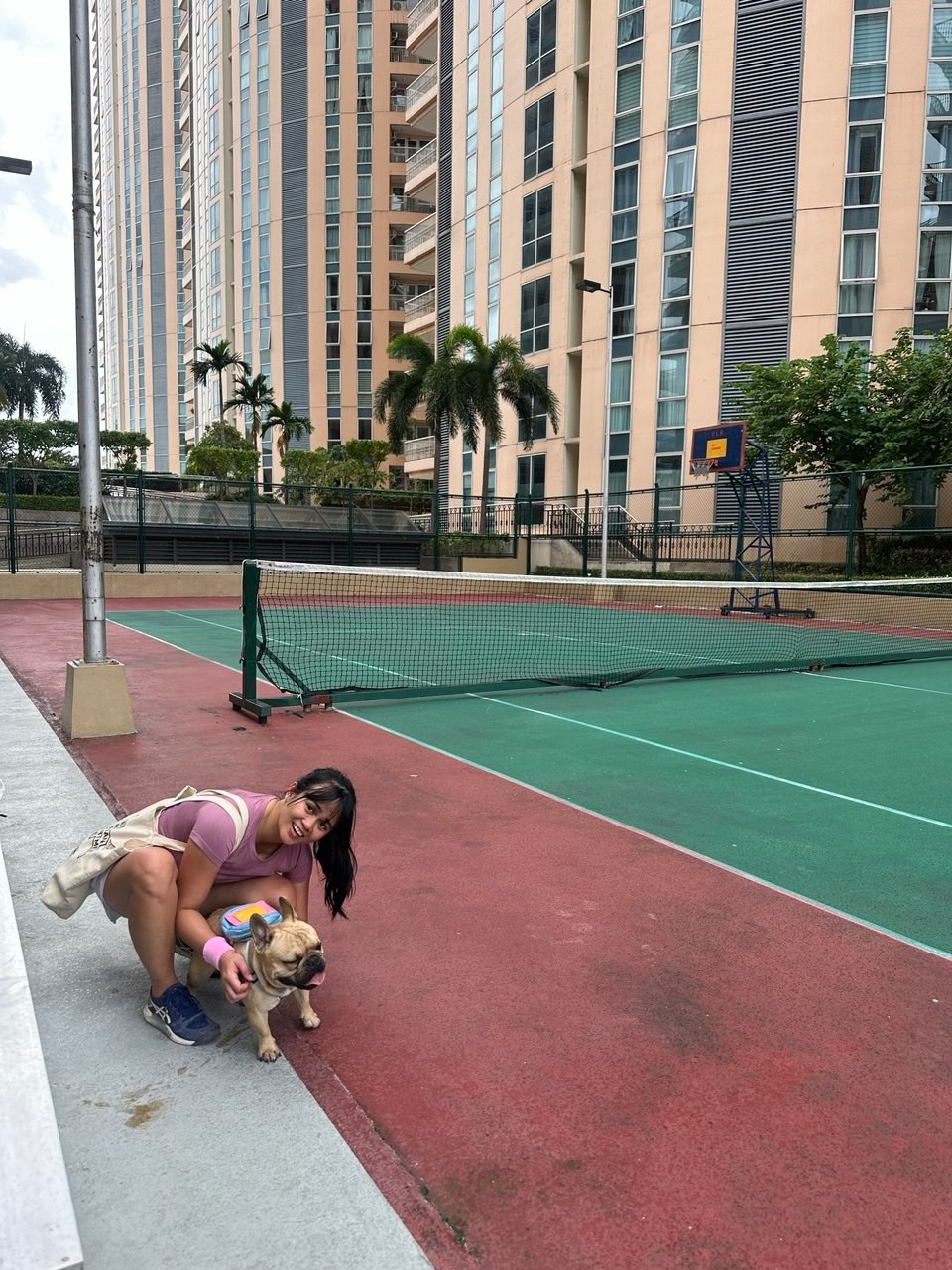 Bea with dog Pippin enjoying business automation lifestyle - freedom through automation systems